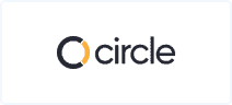 Logo reading "circle"